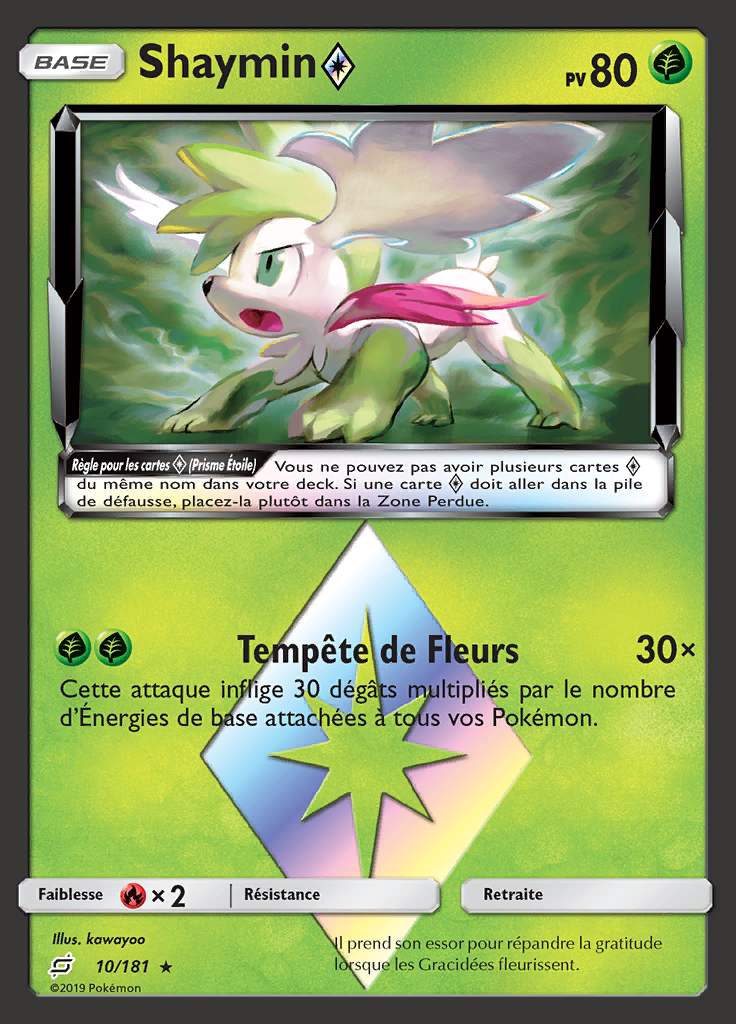 Shaymin Prisme Étoile 010/181 — Duo de Choc