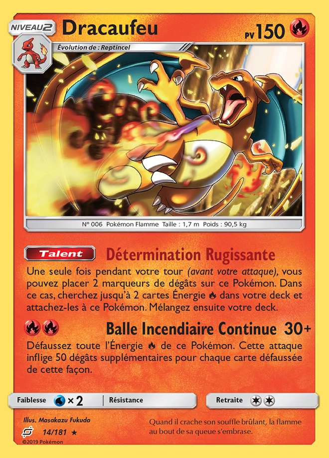 Dracaufeu 014/181 — Duo de Choc