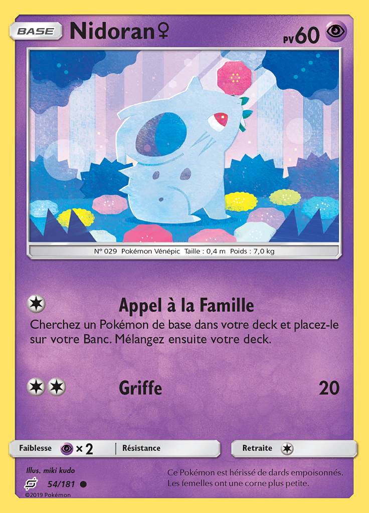 Nidoran♀ 054/181 — Duo de Choc