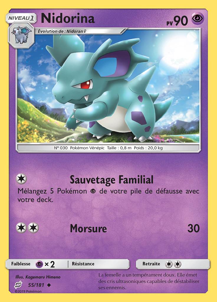 Nidorina 055/181 — Duo de Choc