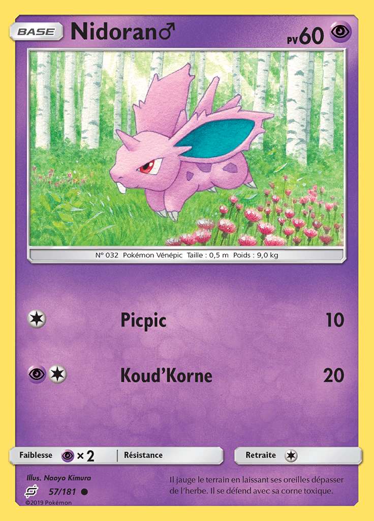 Nidoran♂ 057/181 — Duo de Choc