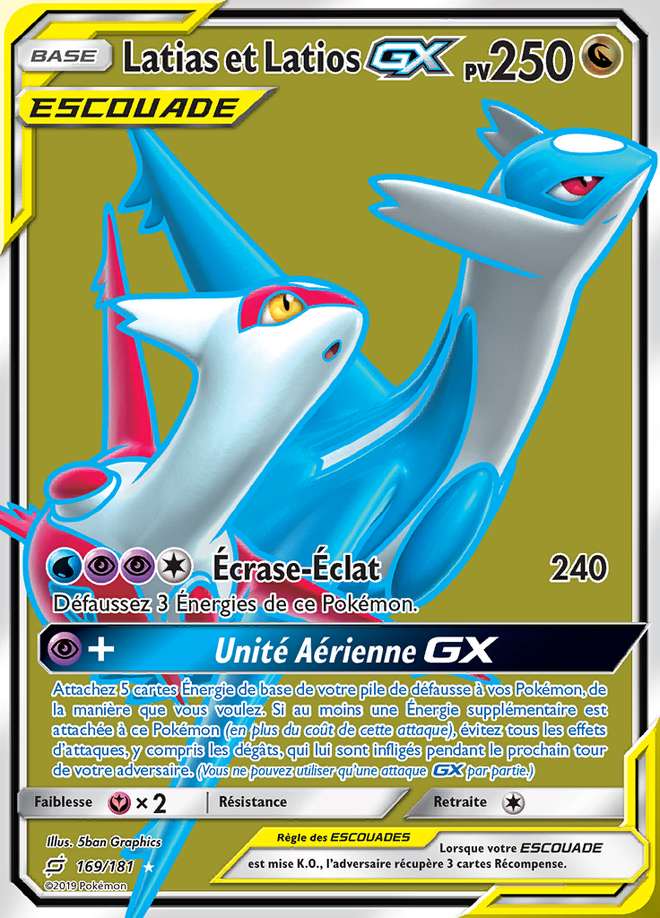 Latias et Latios-GX 169/181 — Duo de Choc