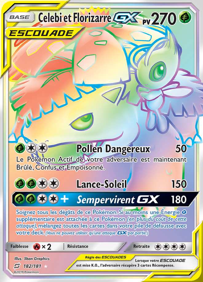 Celebi et Florizarre-GX 182/181 — Duo de Choc
