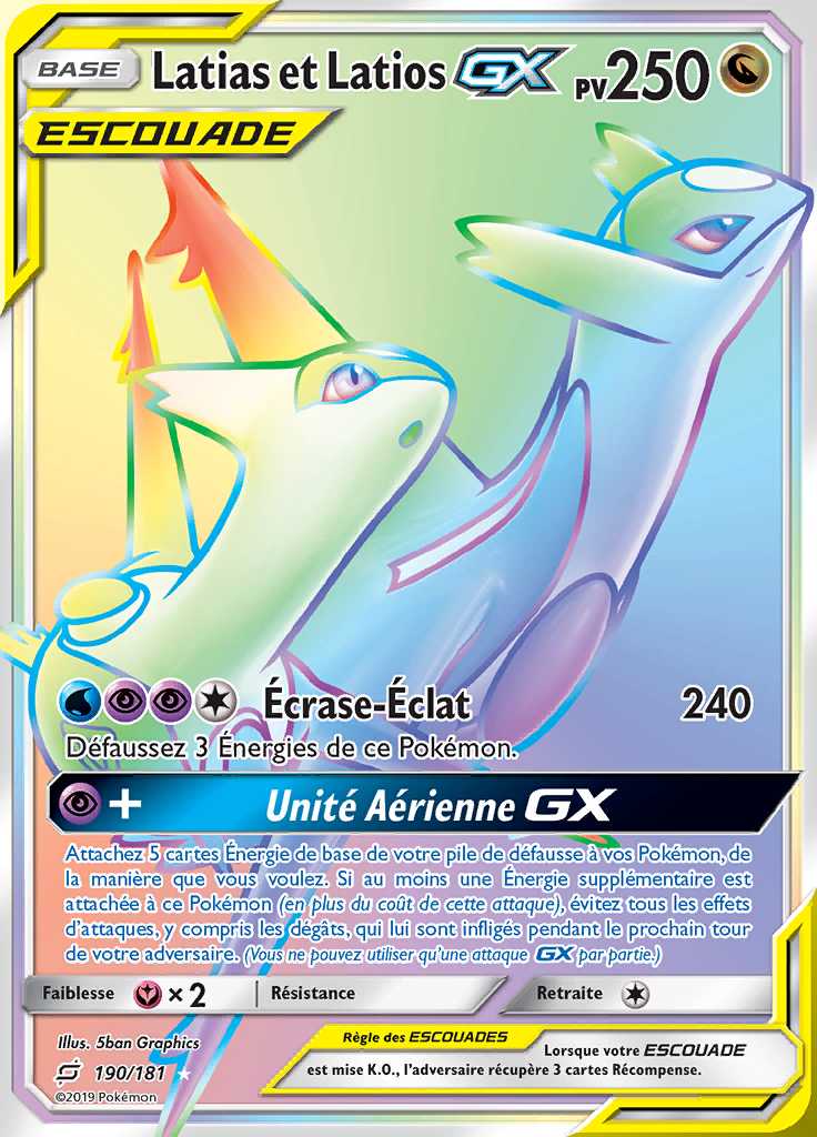 Latias et Latios-GX 190/181 — Duo de Choc