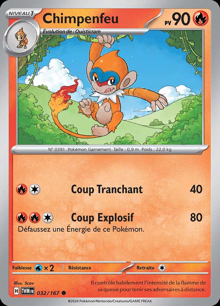 Chimpenfeu 032/167 — Mascarade Crépusculaire