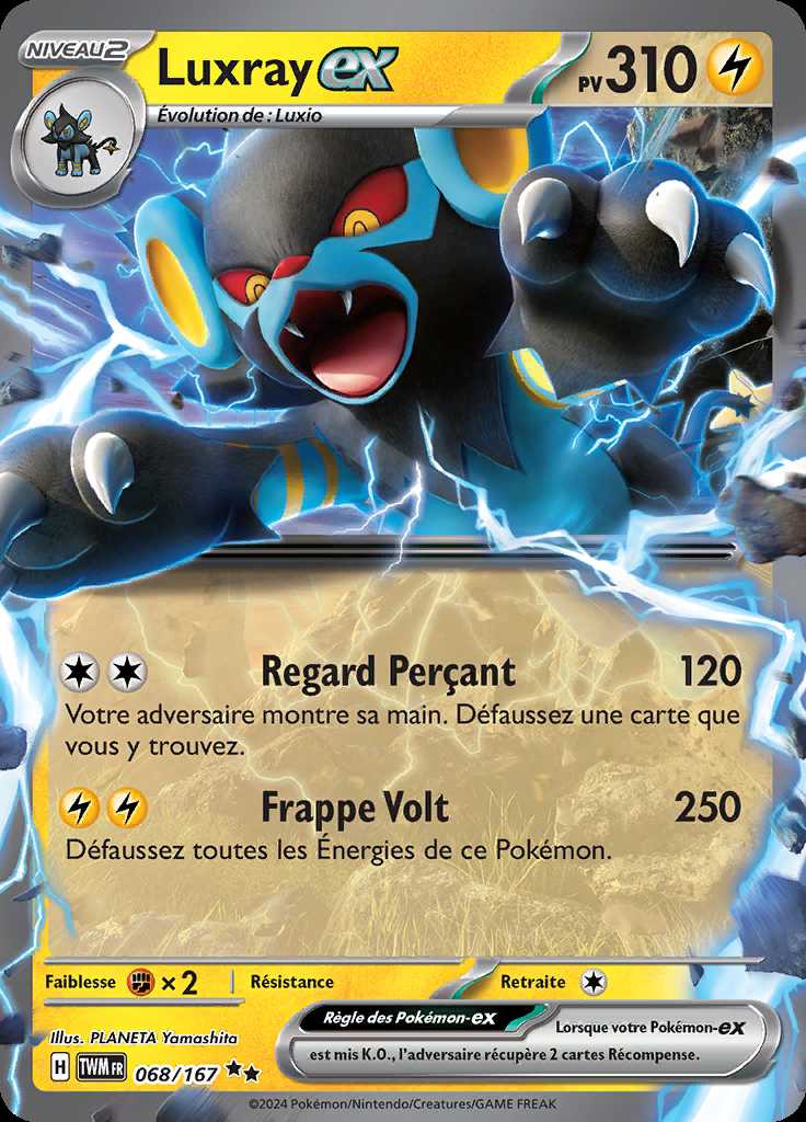 Luxray-ex 068/167 — Mascarade Crépusculaire