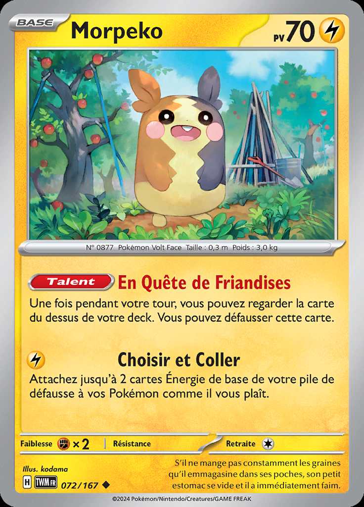 Morpeko 072/167 — Mascarade Crépusculaire