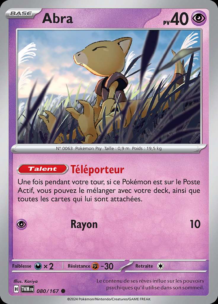 Abra 080/167 — Mascarade Crépusculaire