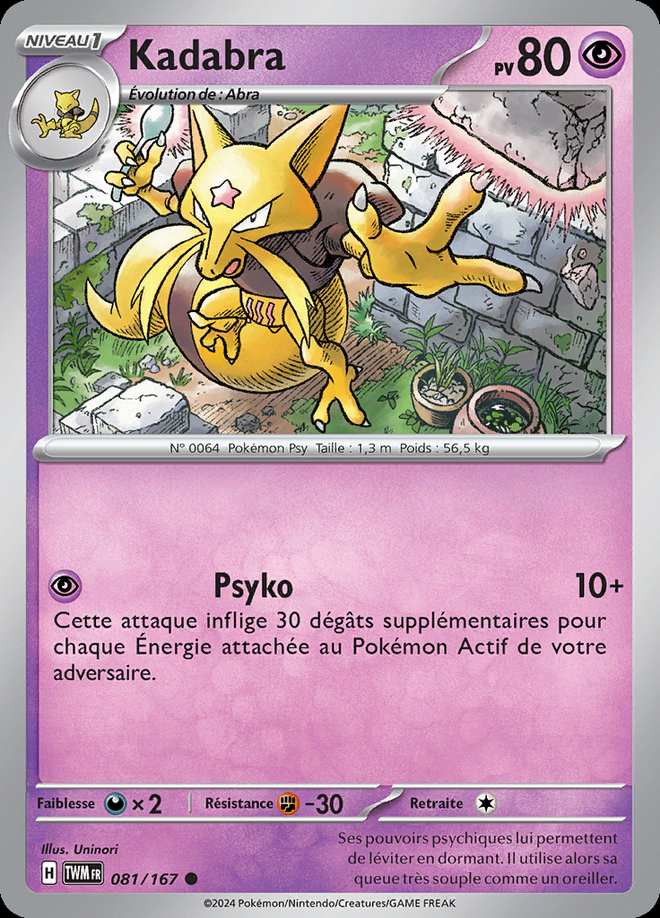 Kadabra 081/167 — Mascarade Crépusculaire