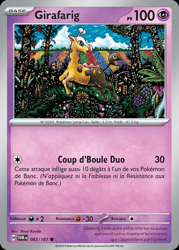 Girafarig 083/167 — Mascarade Crépusculaire
