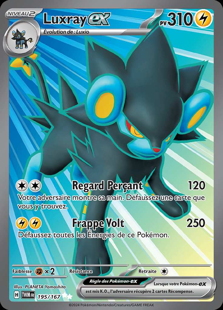 Luxray-ex 195/167 — Mascarade Crépusculaire