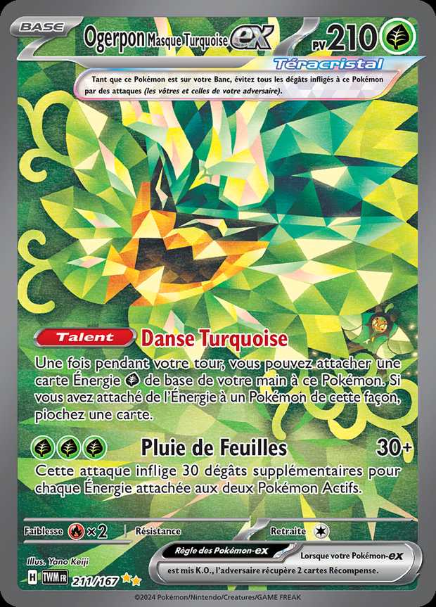 Ogerpon Masque Turquoise-ex 211/167 — Mascarade Crépusculaire