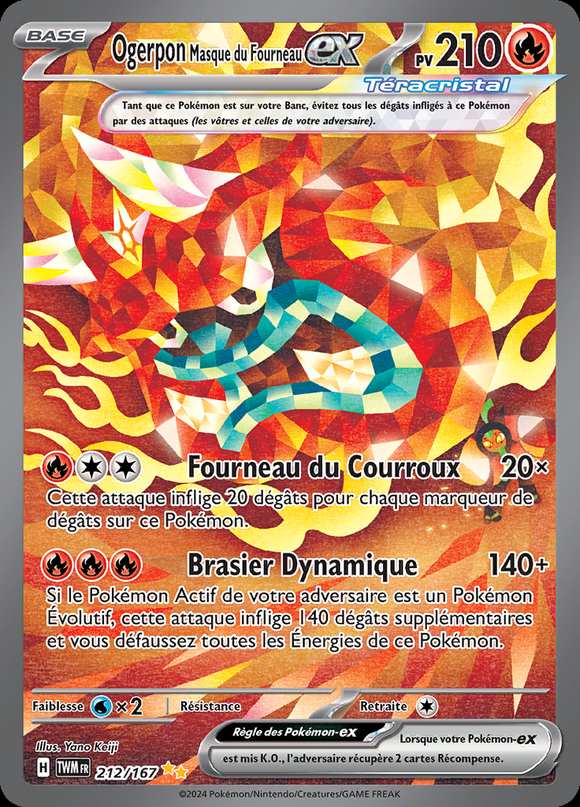 Ogerpon Masque du Fourneau-ex 212/167 — Mascarade Crépusculaire
