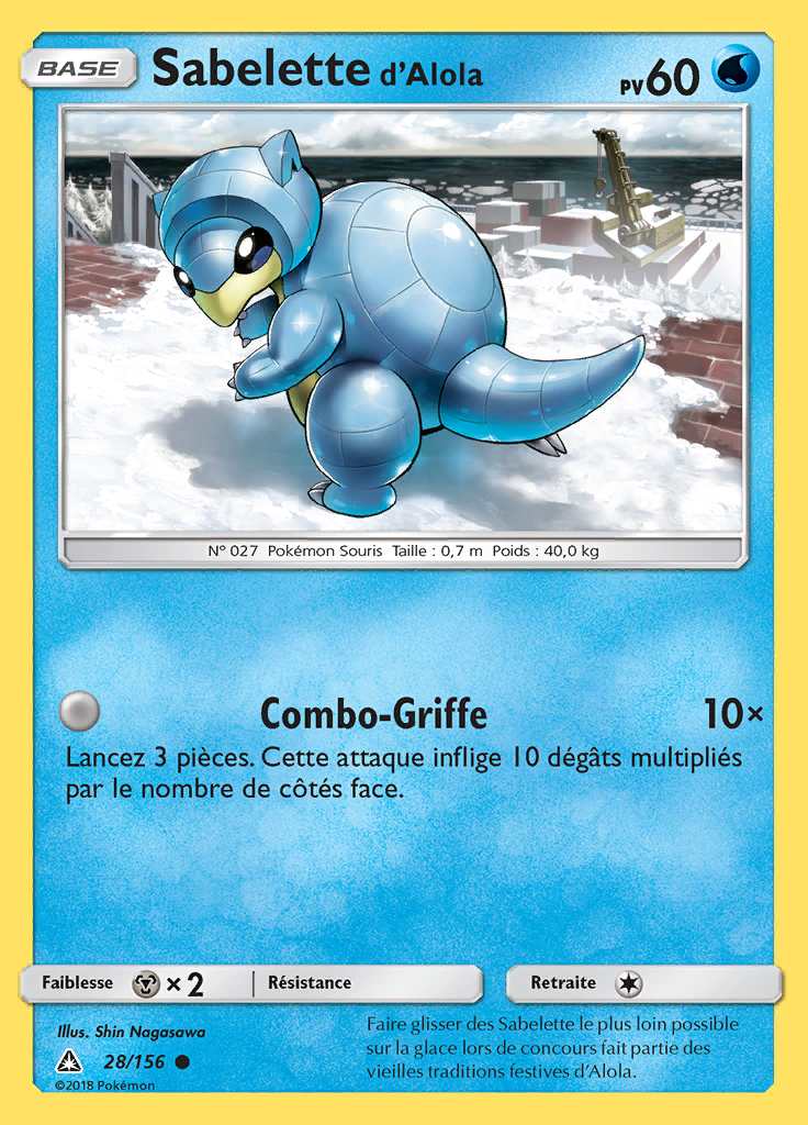 Sabelette d'Alola 028/156 — Ultra-Prisme