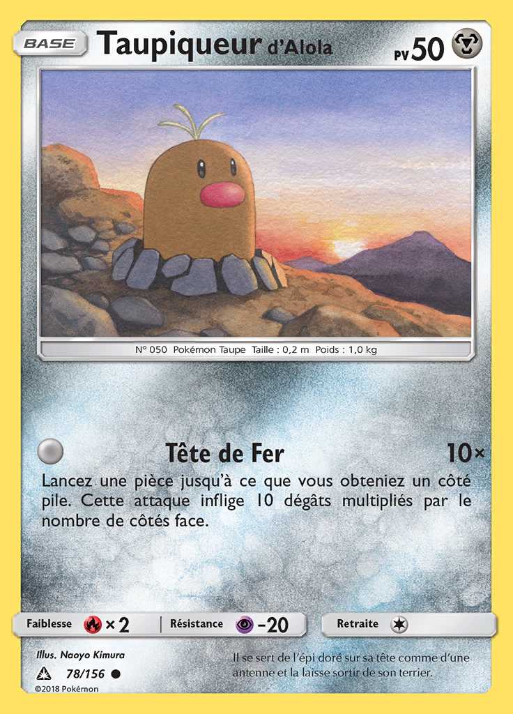 Taupiqueur d'Alola 078/156 — Ultra-Prisme