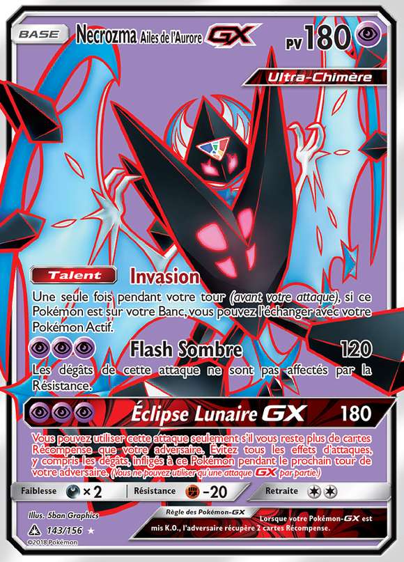Necrozma Ailes de l'Aurore-GX 143/156 — Ultra-Prisme