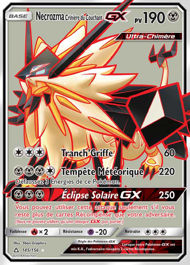 Necrozma Crinière du Couchant-GX 145/156 — Ultra-Prisme