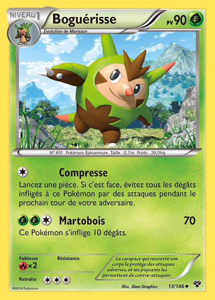 Boguérisse 013/146 — XY