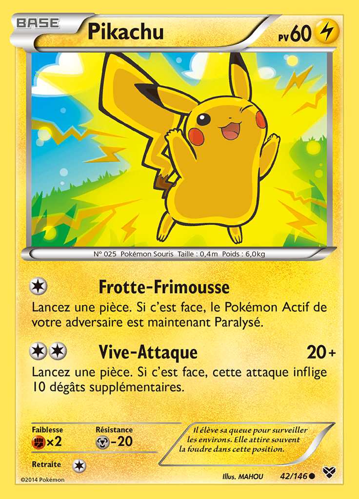 Pikachu 042/146 — XY