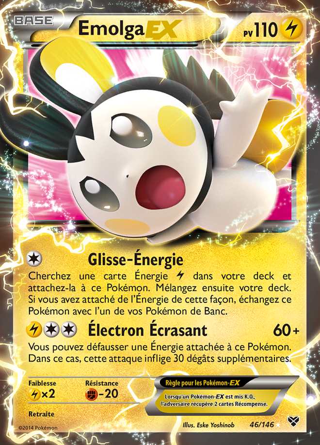 Emolga-EX 046/146 — XY