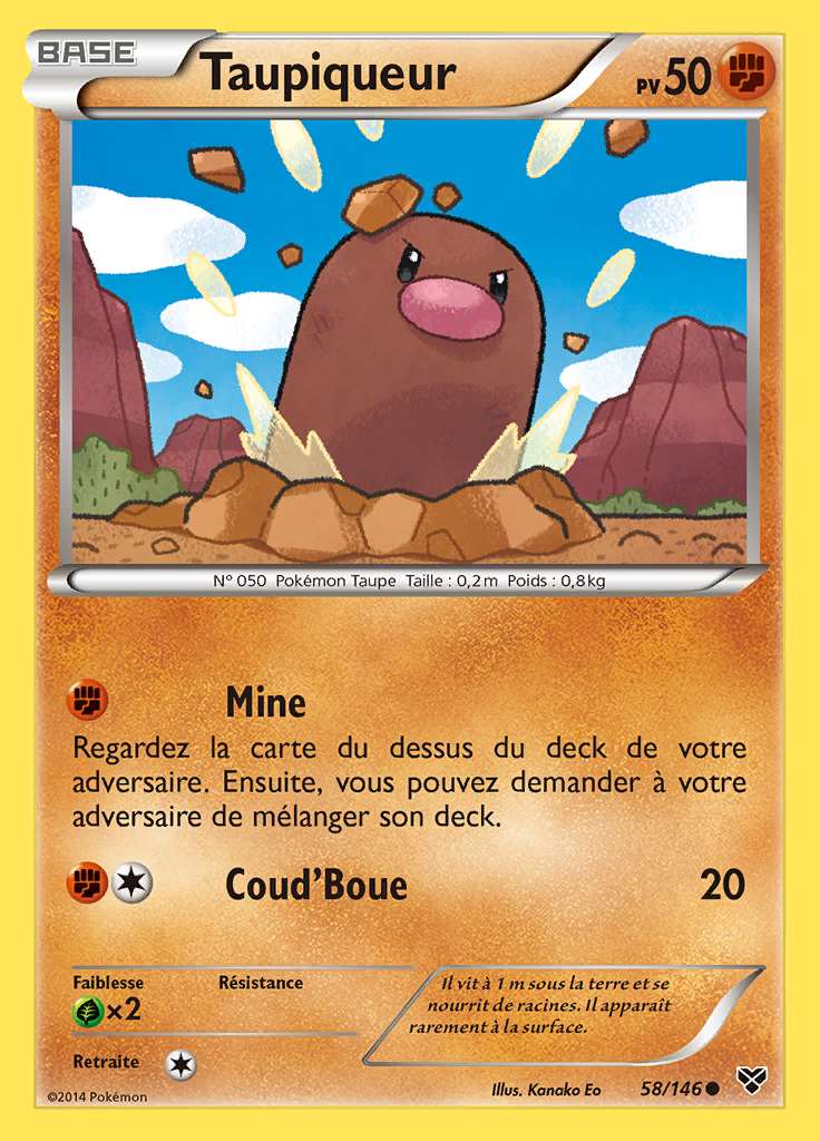 Taupiqueur 058/146 — XY