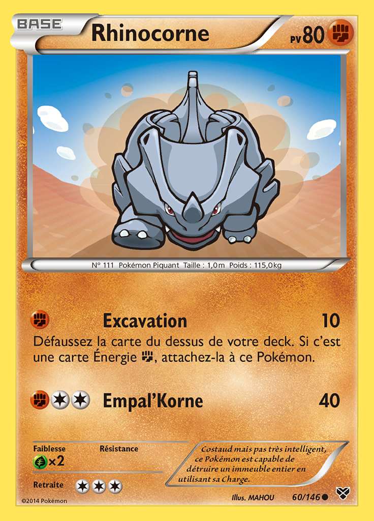 Rhinocorne 060/146 — XY