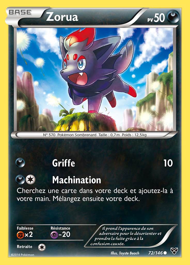 Zorua 072/146 — XY