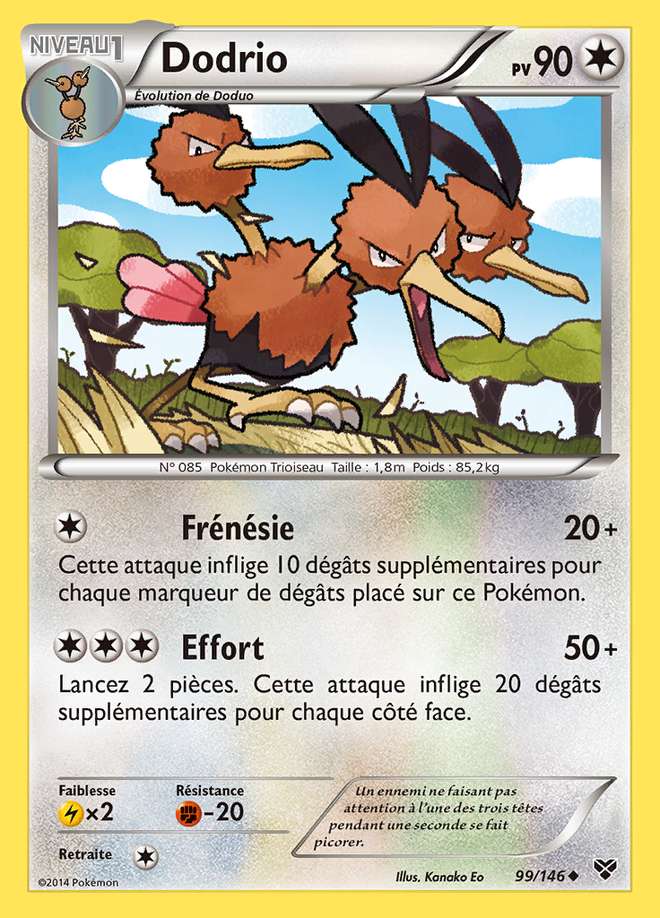 Dodrio 099/146 — XY