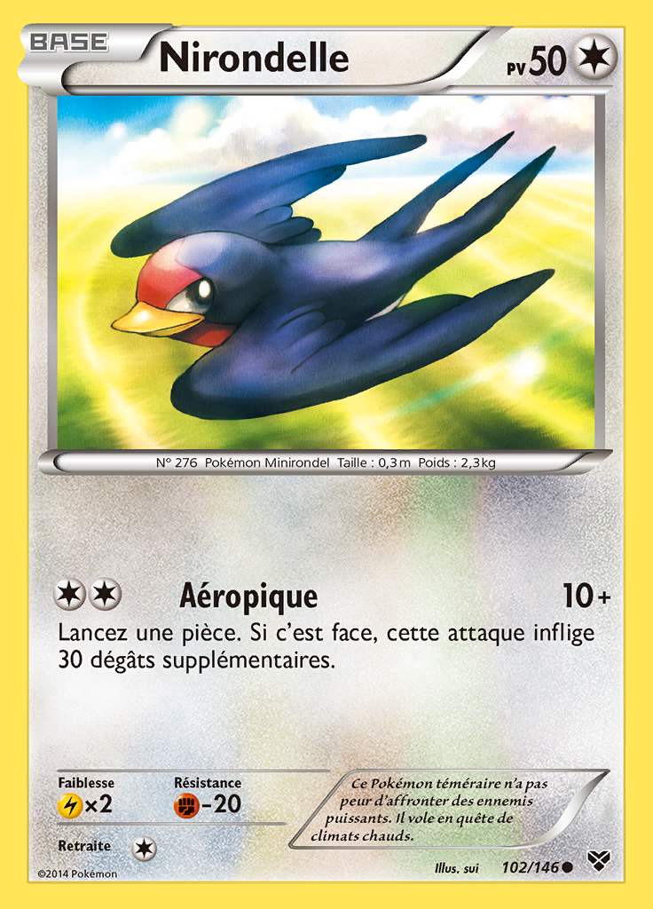 Nirondelle 102/146 — XY