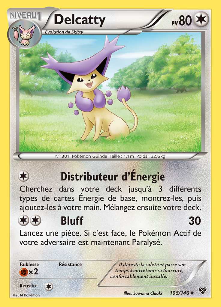 Delcatty 105/146 — XY