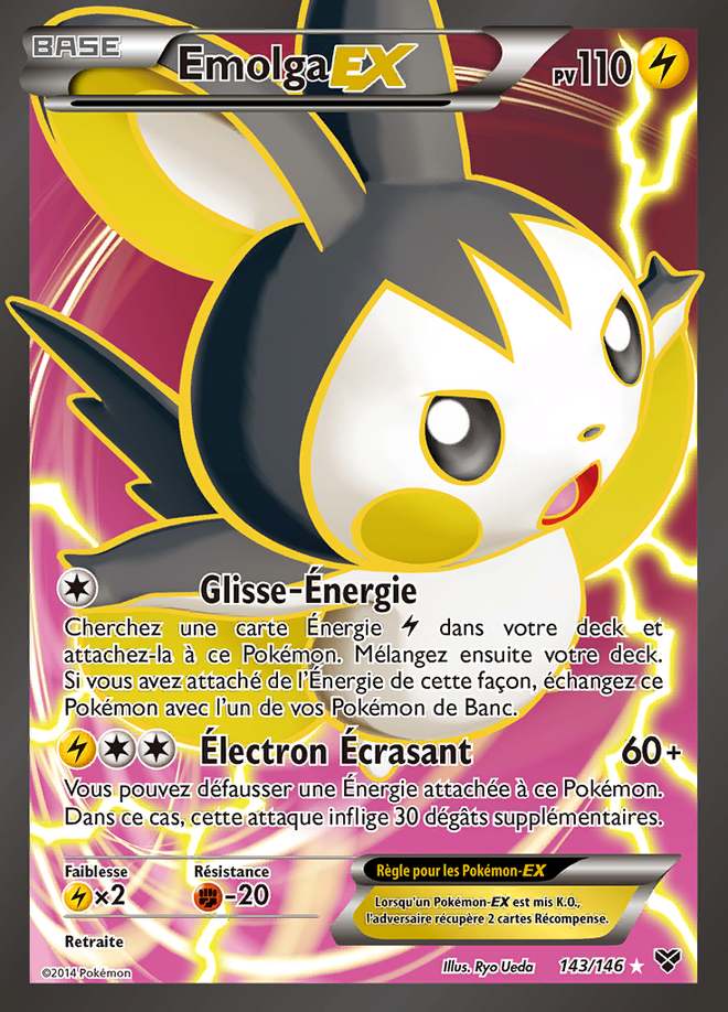 Emolga-EX 143/146 — XY